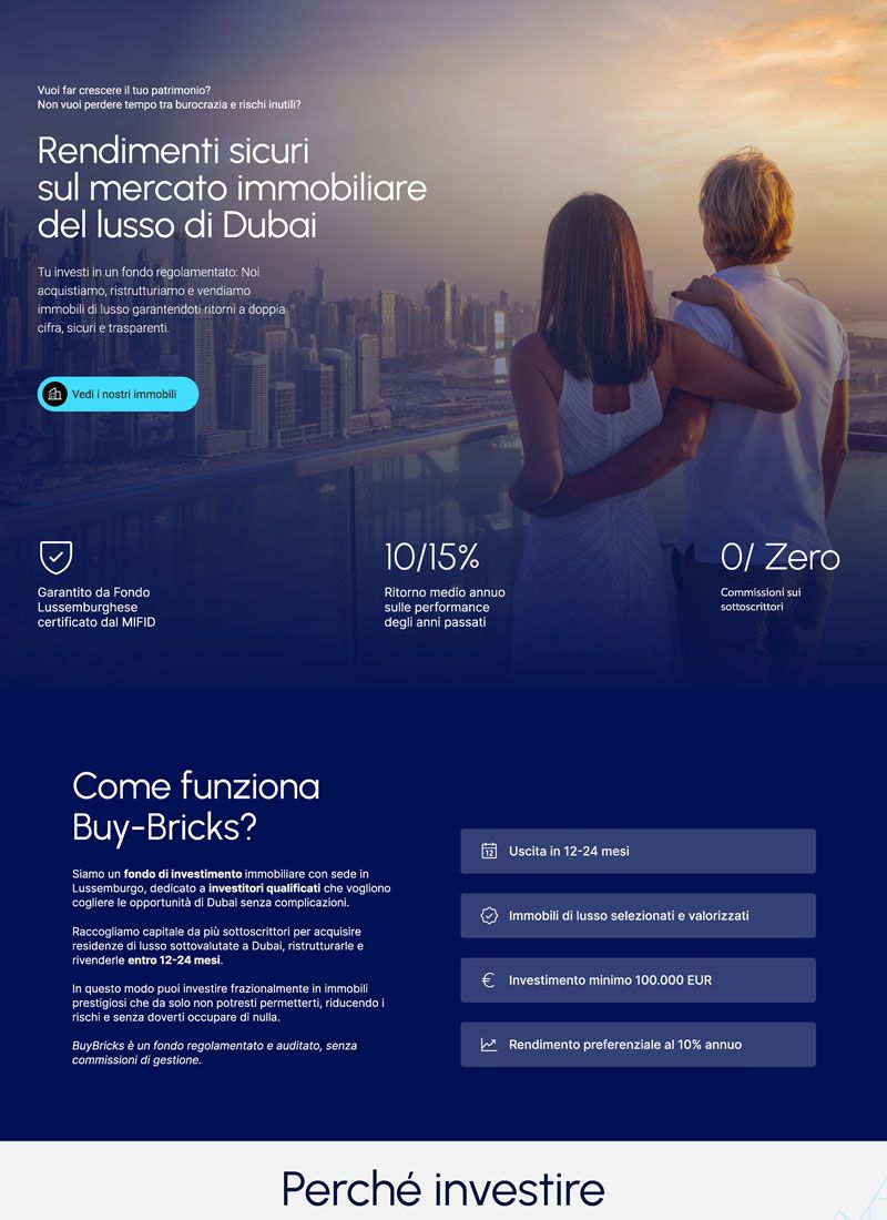 Ricerca nuovi finanziatori